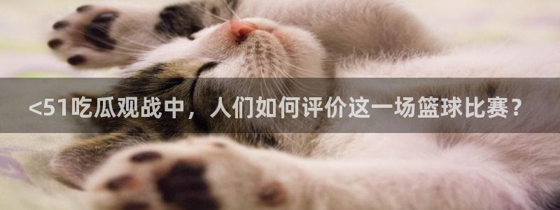 51吃瓜网今日吃瓜热门吃瓜：<51吃瓜观战中，人们如何评价这一场篮球比赛？